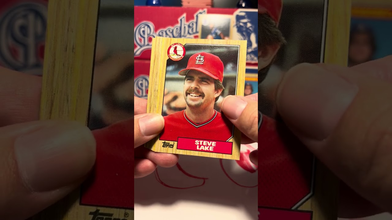 Dad & Simon Open a Pack of '87 Topps