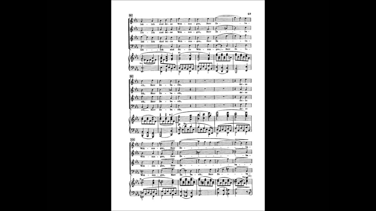 Brahms: Deutsches Requiem 4th movement (Alto)