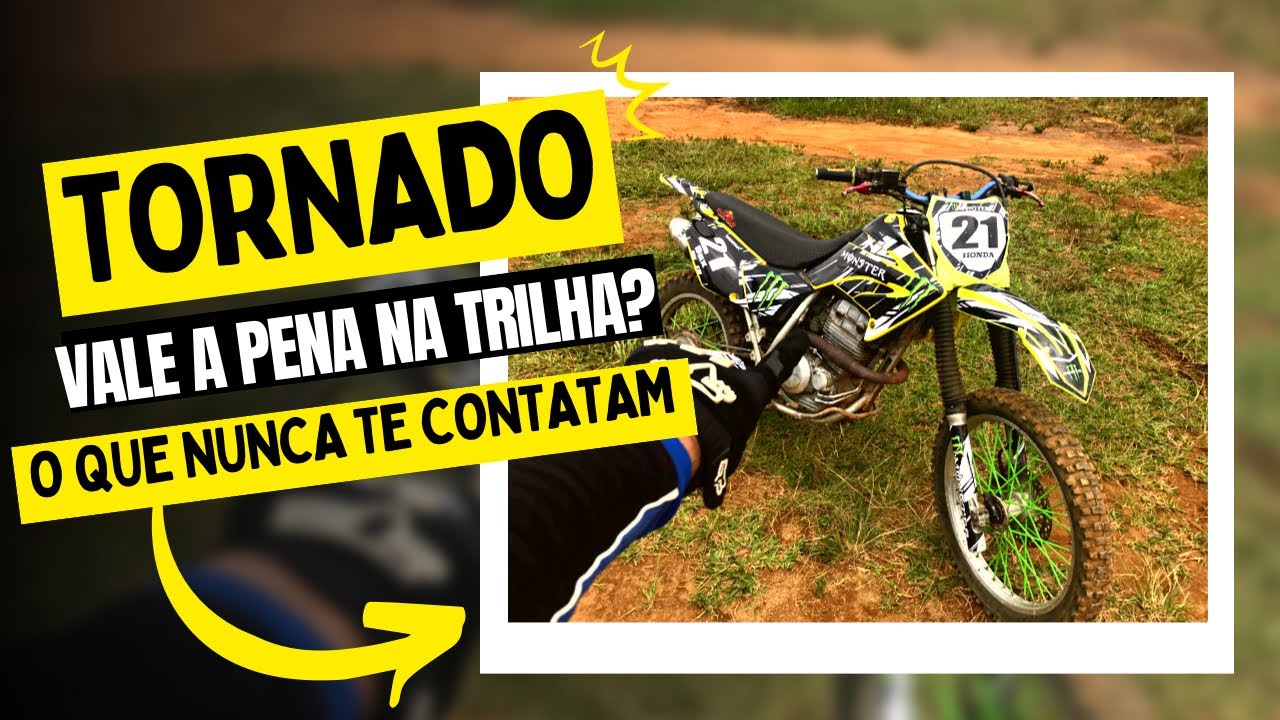 Tornado é boa para trilha? Vale a pena? | é uma moto boa?! | ROIAVLOG #04