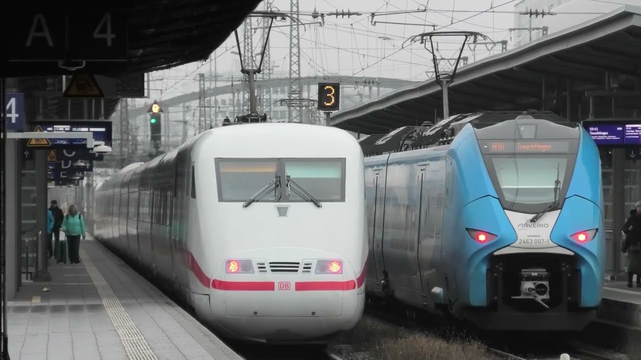 ICE 1 - Abfahrt Würzburg Hauptbahnhof (14.12.2025) BR 401