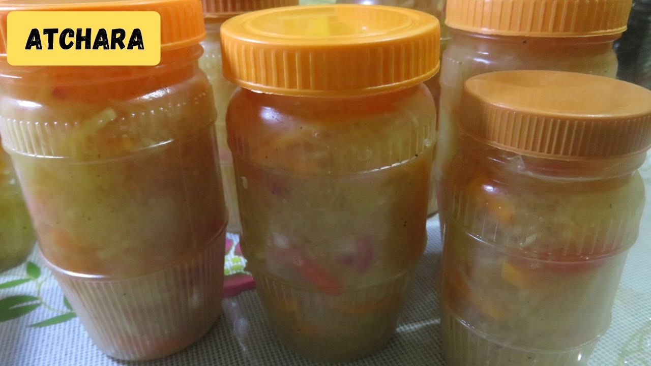 Savory Papaya Relish (Atchara)