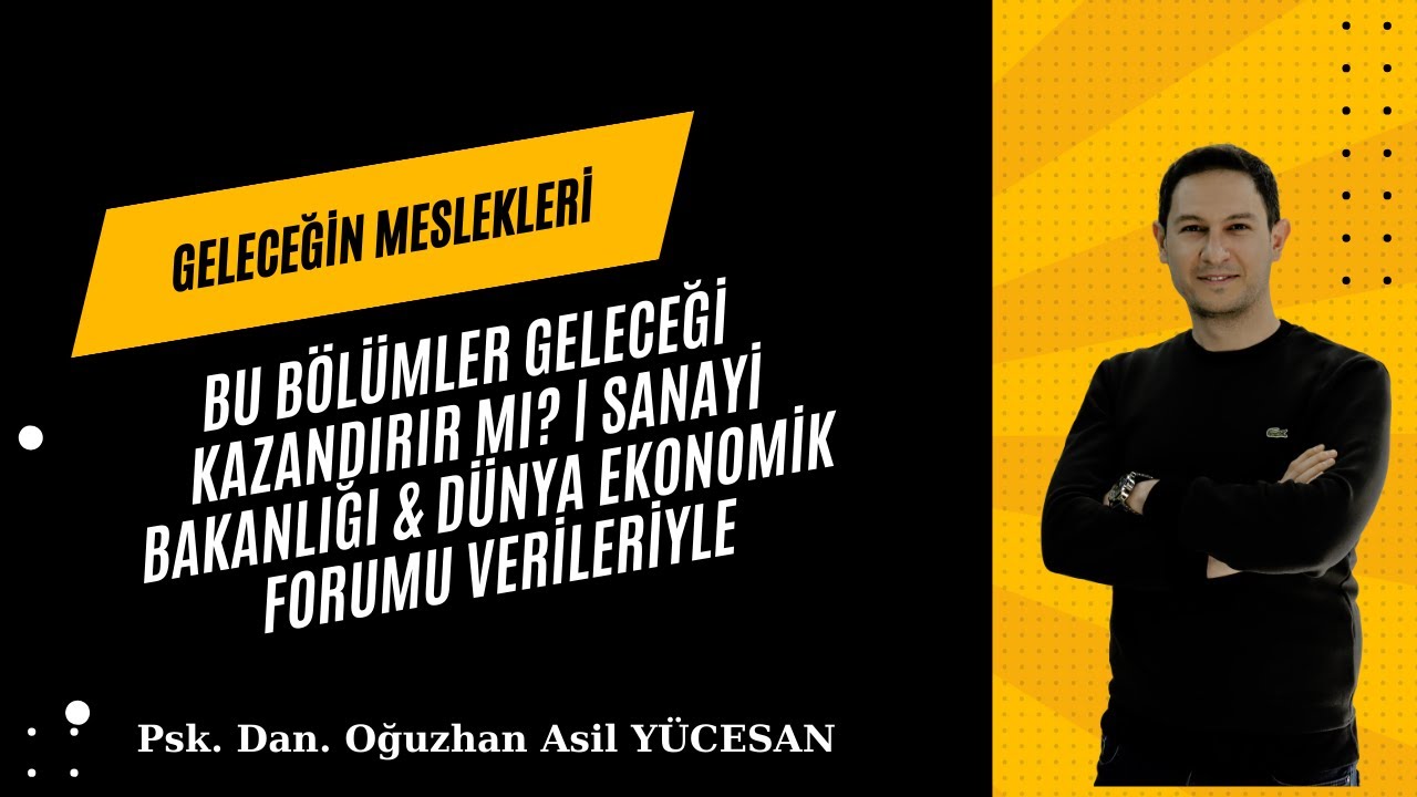Geleceğin Meslekleri Neler? Hangi Meslekler Önem Kazanacak? Lisans Bölüm Tavsiyeleri #yks2025  #tyt
