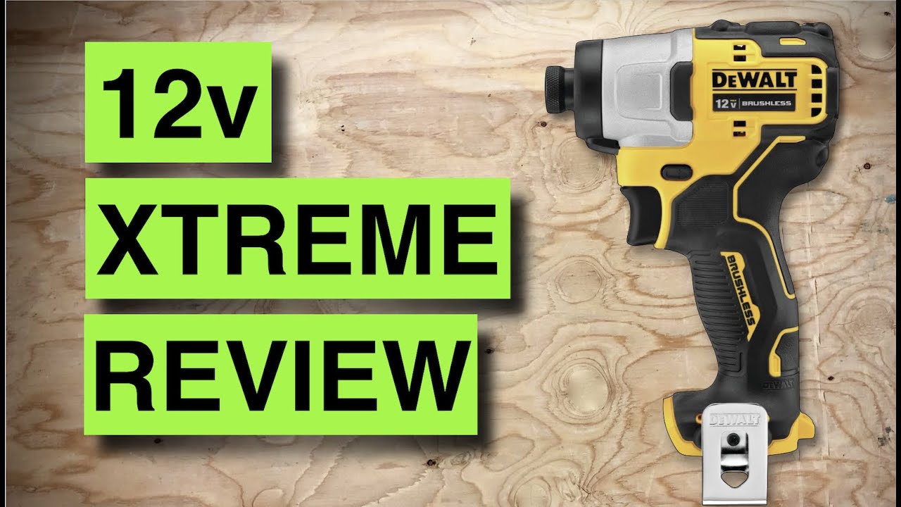 Dewalt's 12v Xtreme impact driver is no joke!