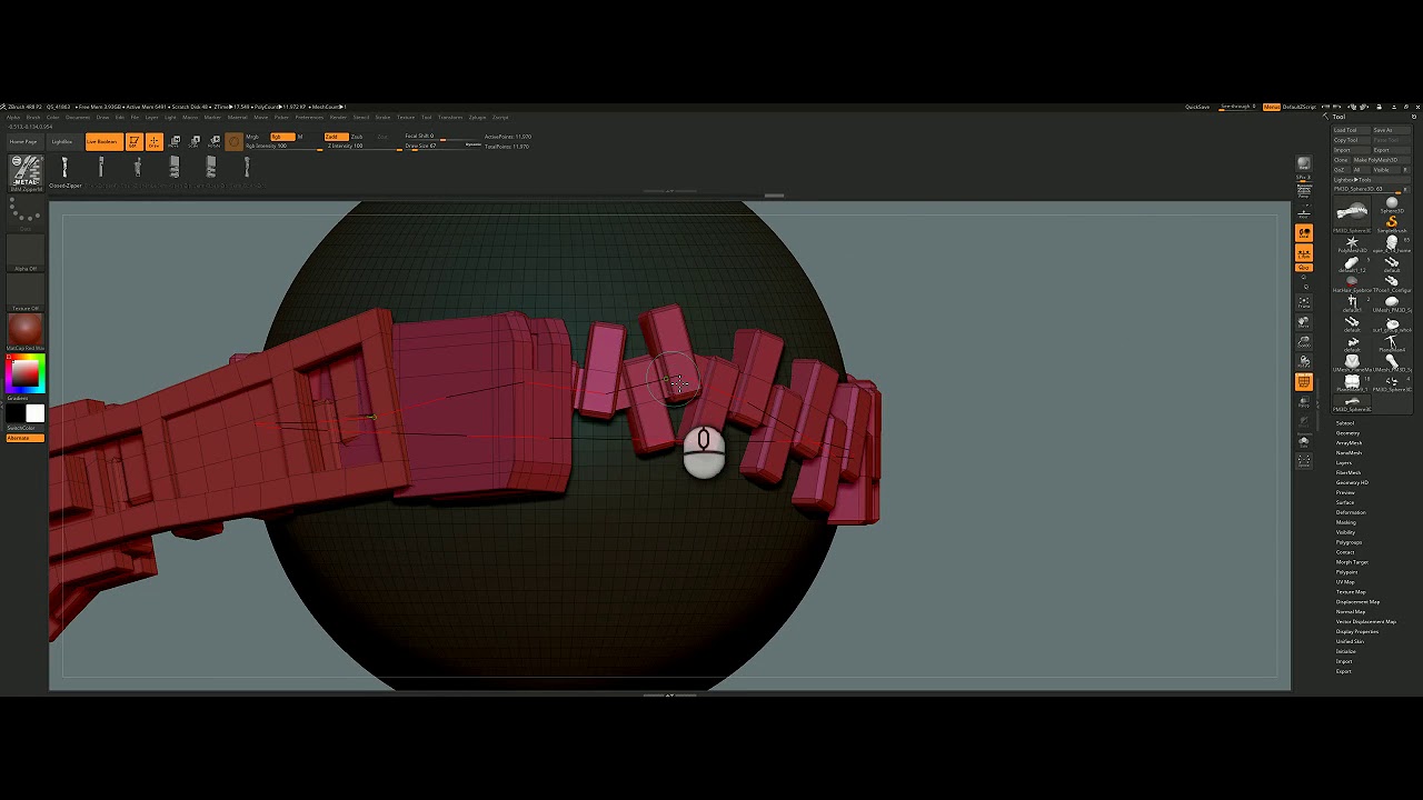 How to create an Insertmesh brush Part-1