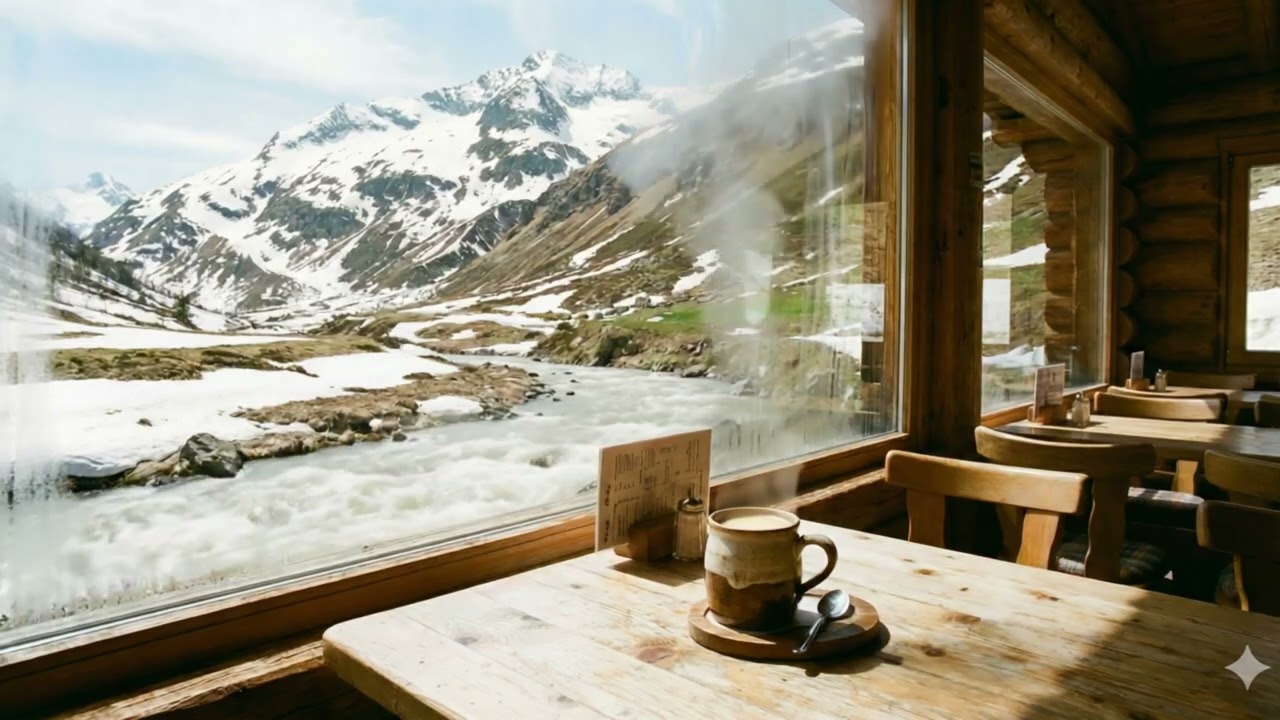 Swiss Alps Café ☕【軽快なJAZZ PINNO BGM】