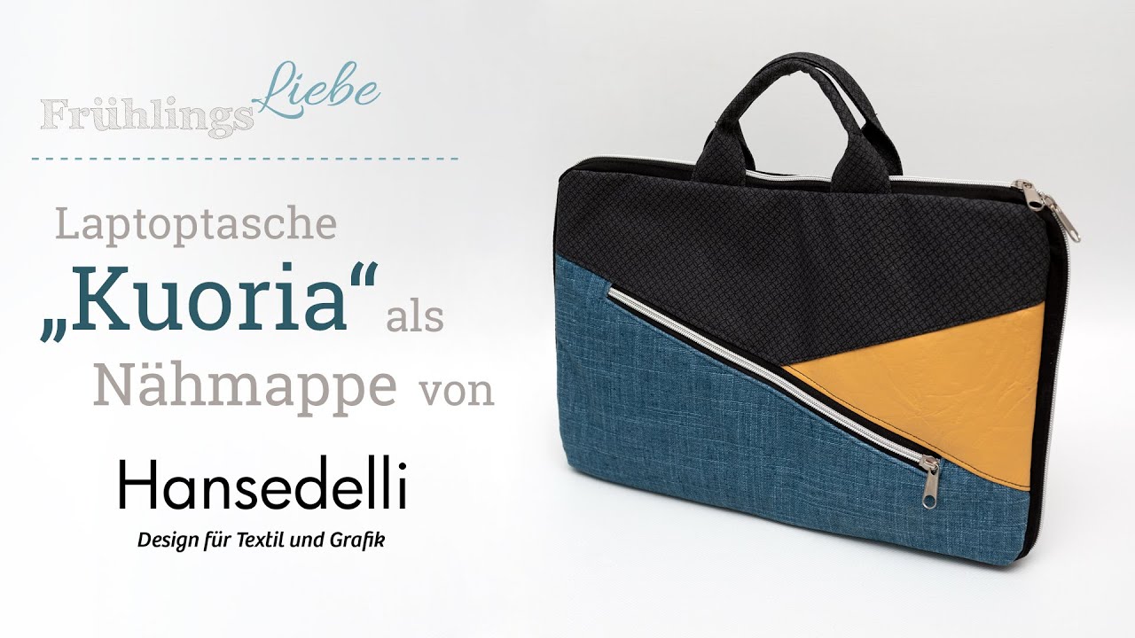Nähanleitung: Nähmappe/Laptoptasche 