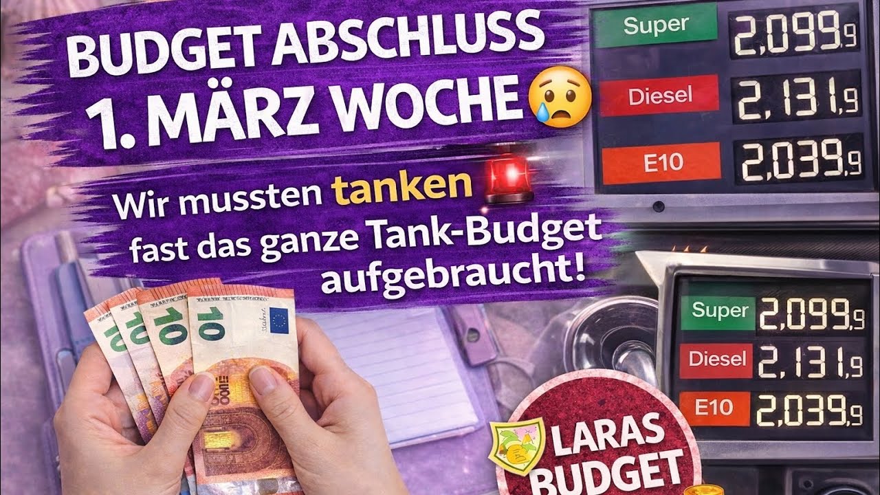 Budget Abschluss 1. März Woche | Cash Stuffing & Budgetplanung Deutschland 💸