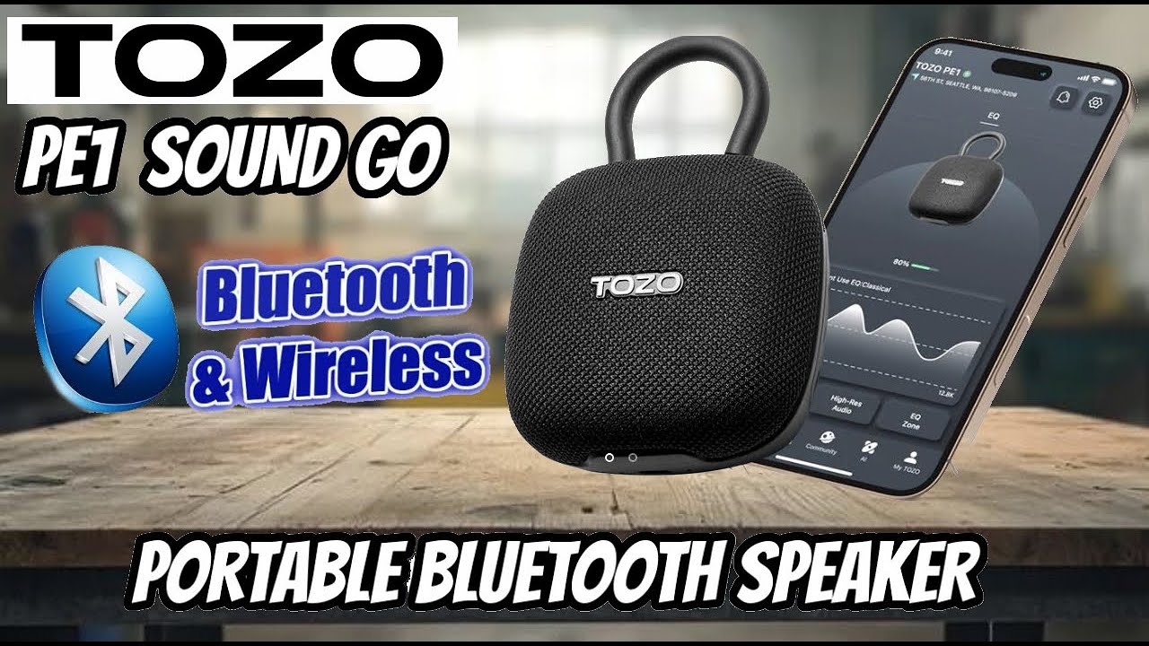 TOZO PE1 SoundGo | Waterproof Speaker Review & Sound Test #TOZO #budgettech