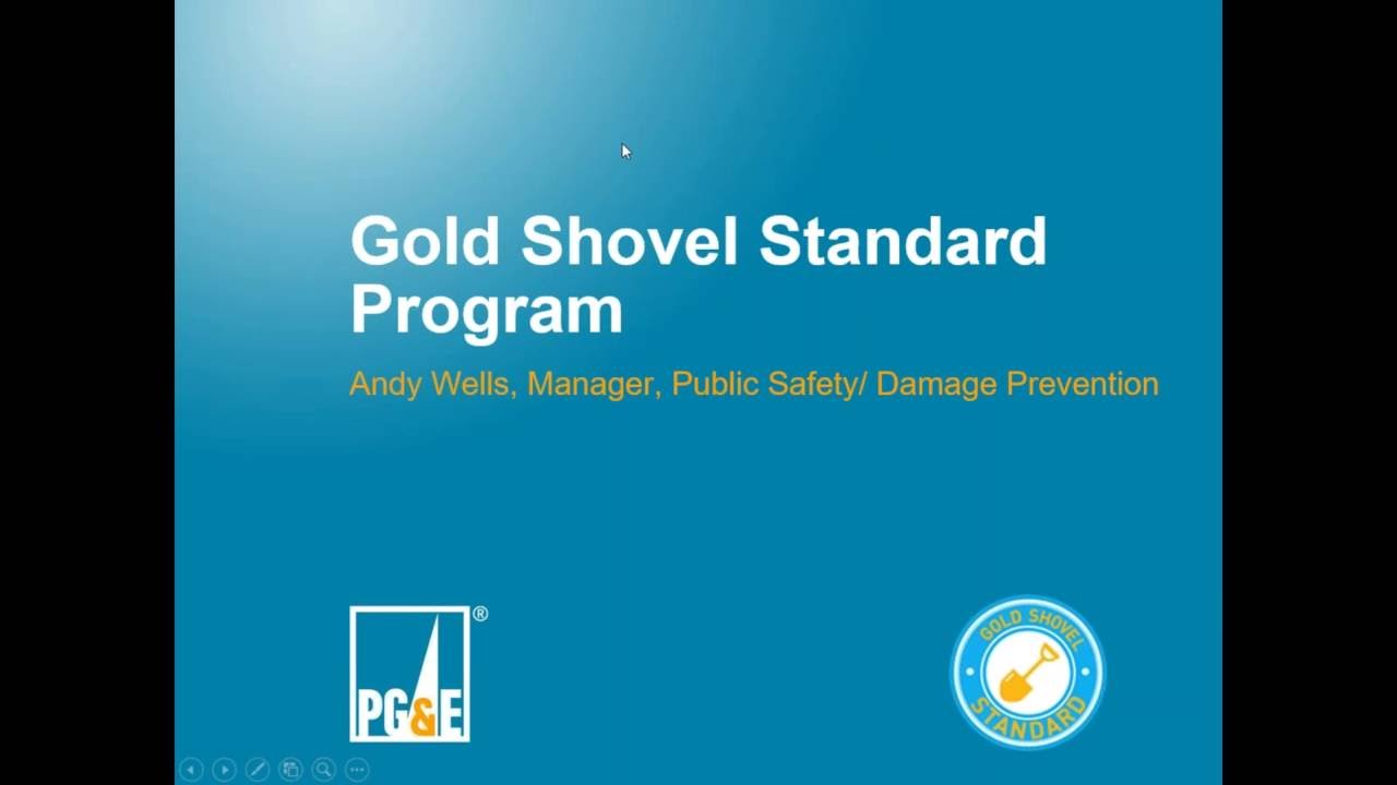 811 Dig Safe and the Gold Shovel Standards