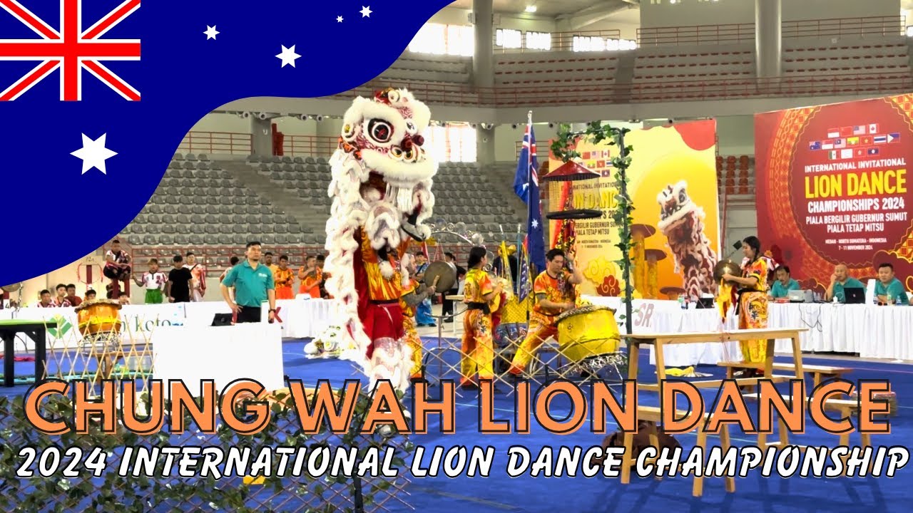 中華會館龍獅團 Chung Wah Lion Dance | 2024 International Lion Dance Championship Indonesia