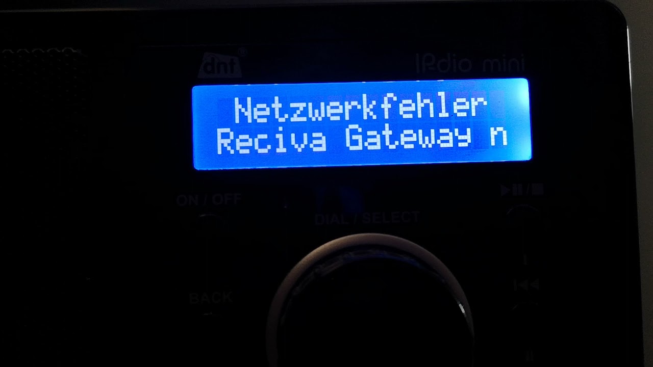 dnt IPdio mini nun ohne Funktion (Reciva-Portal)