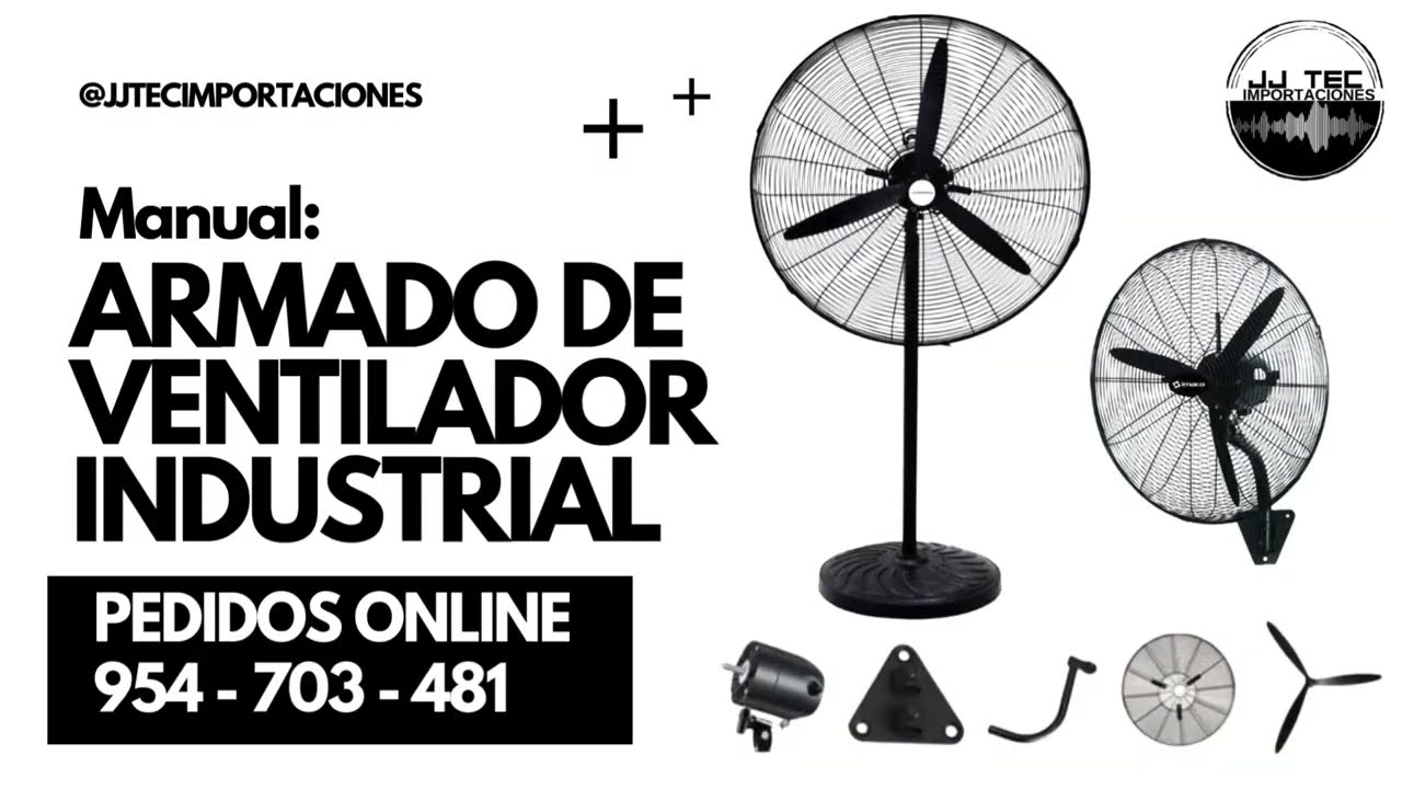 ARMADO DE VENTILADOR INDUSTRIAL 