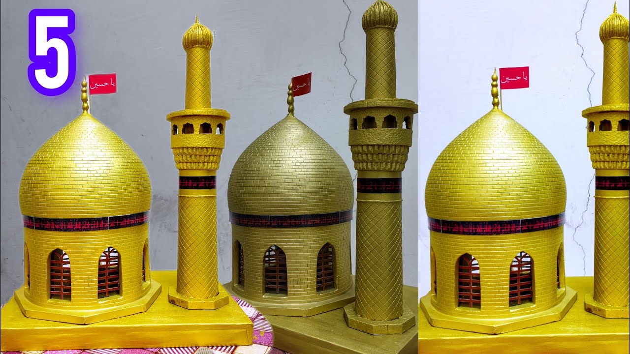Gumbad-e-Imam Hussain (A.S) | Episode 5 | Thermocol Art & Islamic Architecture | Artshala'