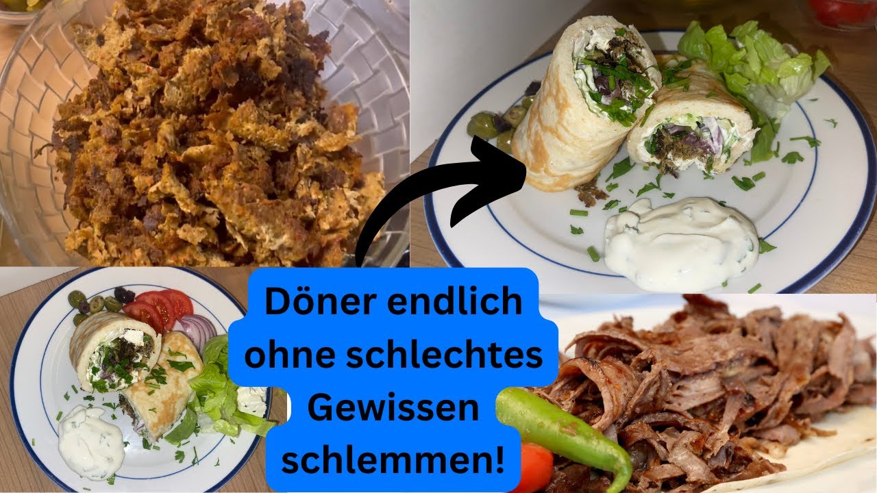 Döner Kebab selber machen, gesund und ketogen!