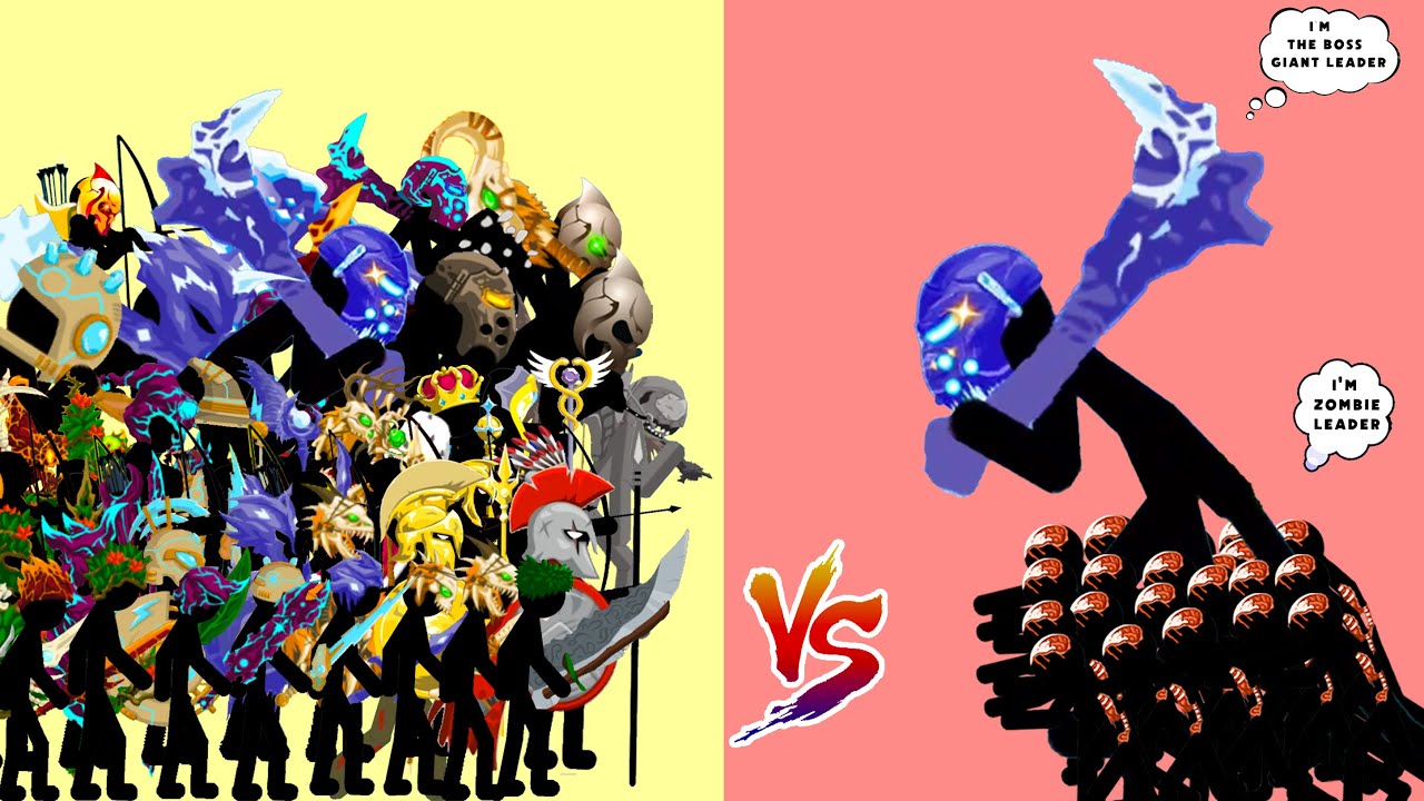 Giant Leader And Zombie Leader In Who Will Win? - Stick War Legacy
