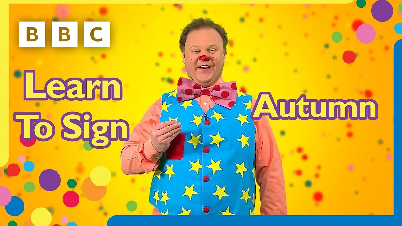 Learn to sign Autumn 🍁🍂 | Mr Tumble and Friends