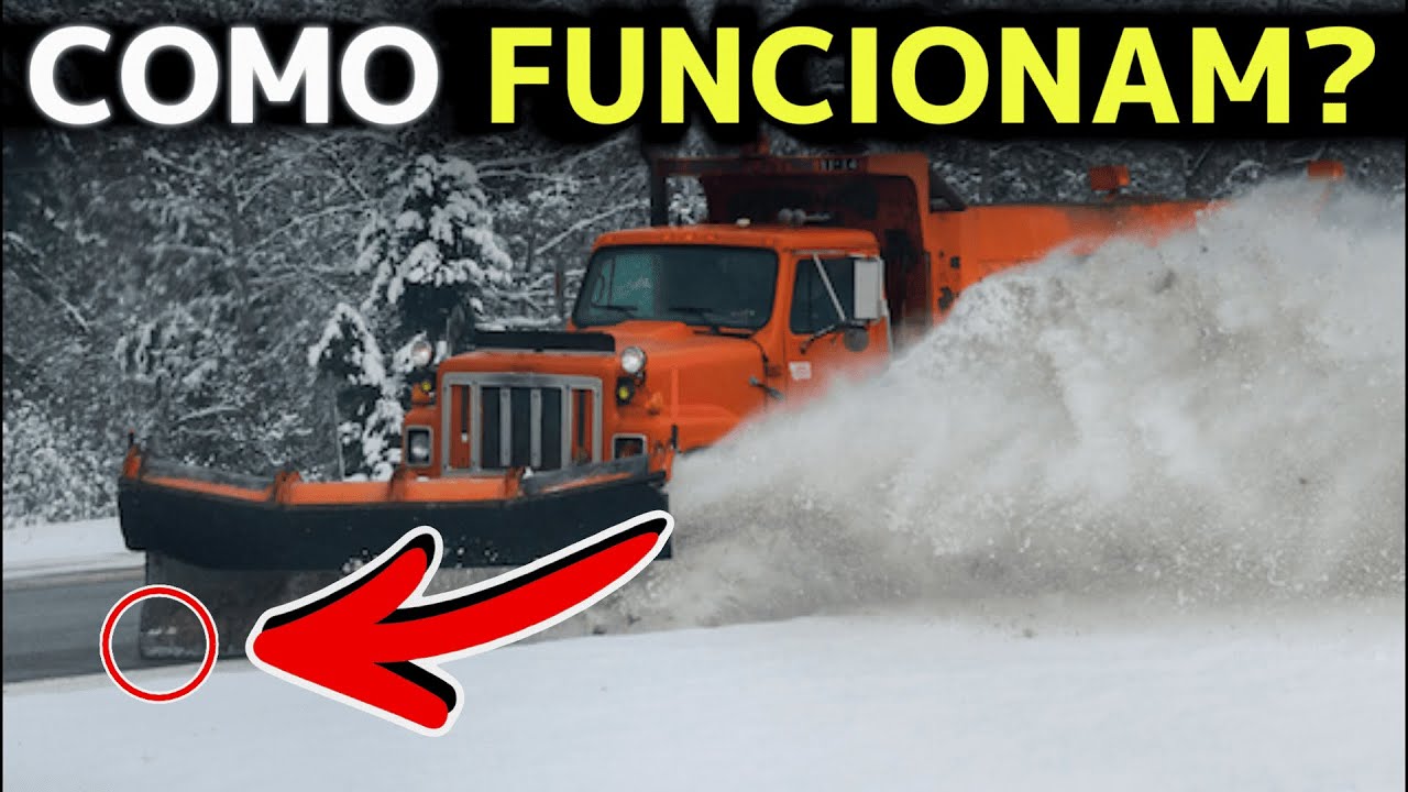 Como Funcionam os CAMINHÕES LIMPA-NEVE? A Engenharia Por Trás das Tempestades!