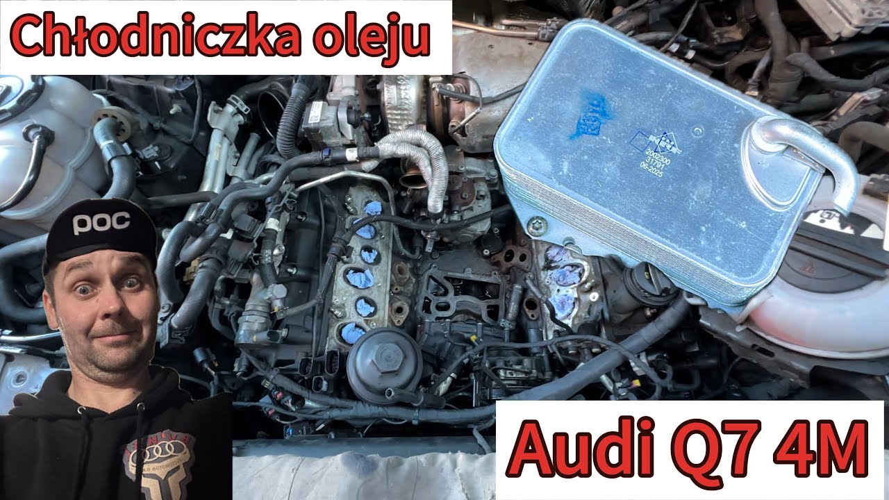 Audi Q7 4M hybrid #04 jak poprawnie zamontować chłodniczkę oleju? Jan V8