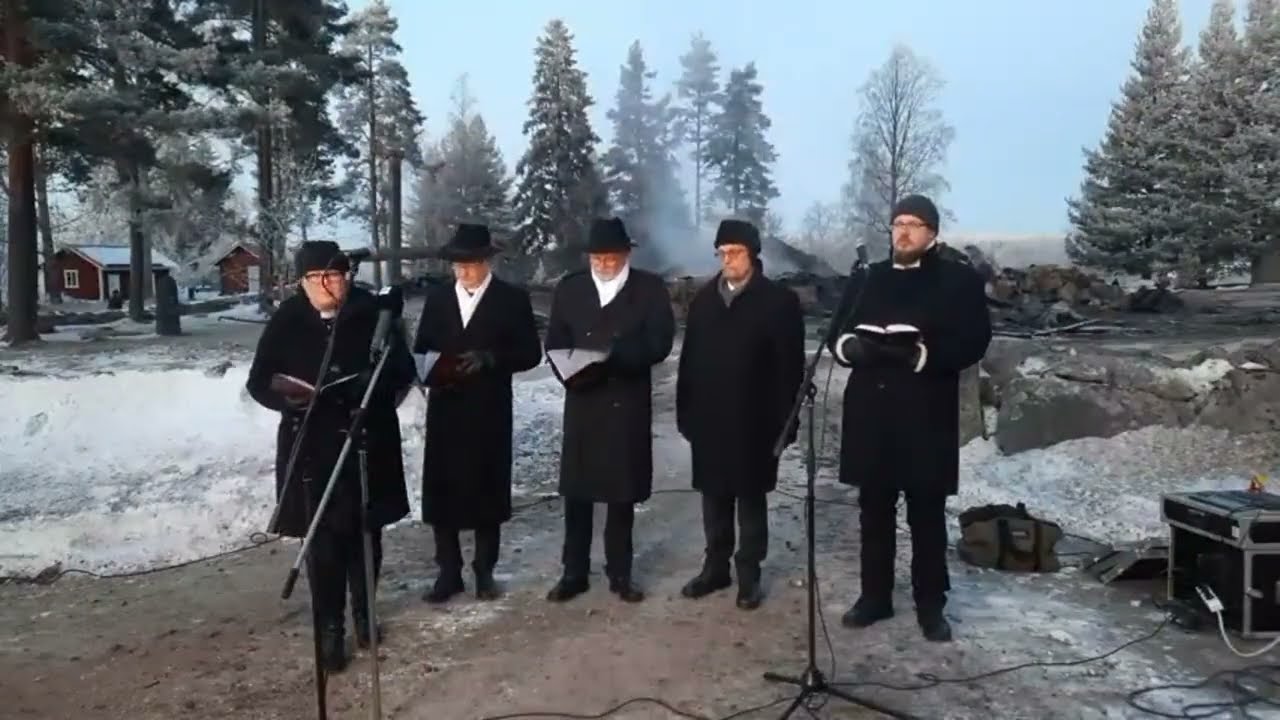 Rukoushetki Rautjärven kirkon raunioilla 26.12.2022 klo 15.00