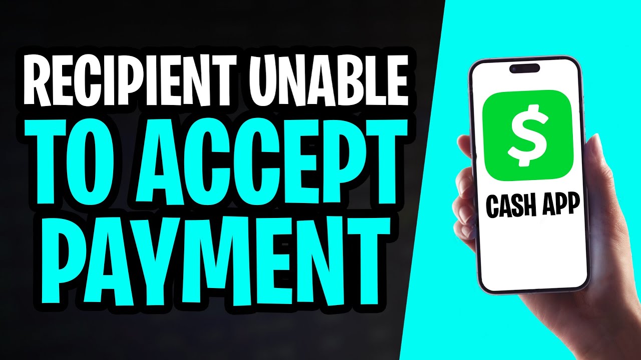 Что делать, если Cash App сообщает, что счет получателя не может принимать платежи &mdash; обновление 2...