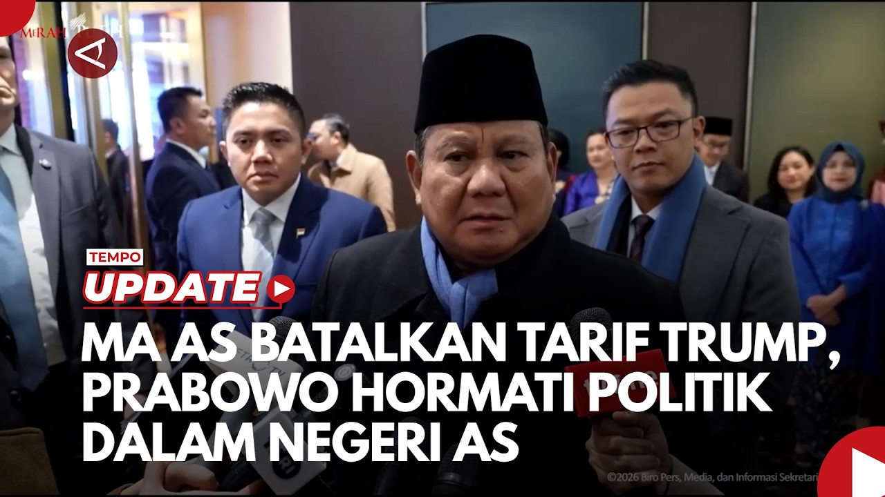 MA AS Batalkan Tarif Trump, Prabowo Hormati Politik dalam Negeri AS