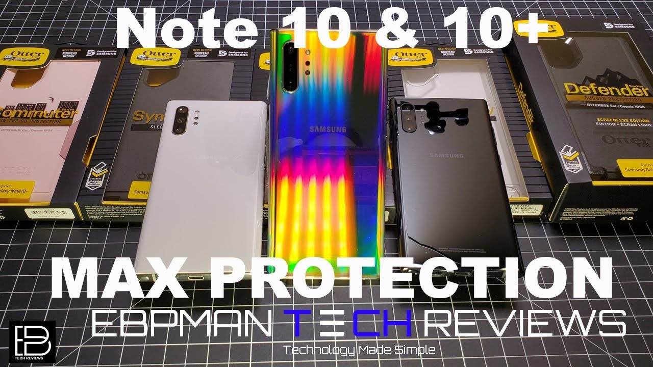 Samsung Galaxy Note 10 Plus Cases from Otterbox | Fit & Wireless Charging Test