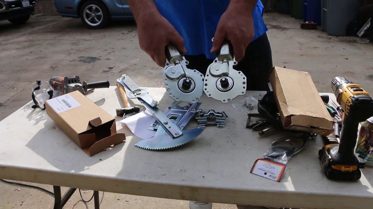 Part 1 - 1964 -1966 Chevy C10 DIY Convert Manual to Power Window Regulator