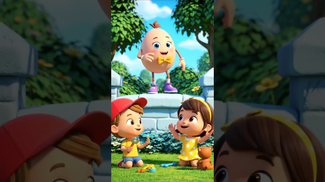 Humpty Dumpty Sat on a Wall | Nursery Rhyme for Kids | Ezylar Kids