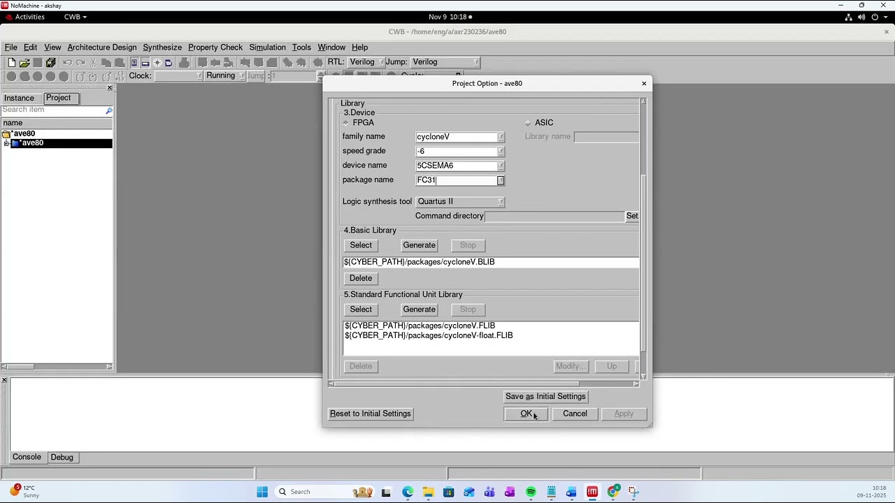 High-Level Synthesis Using CyberWork Bench