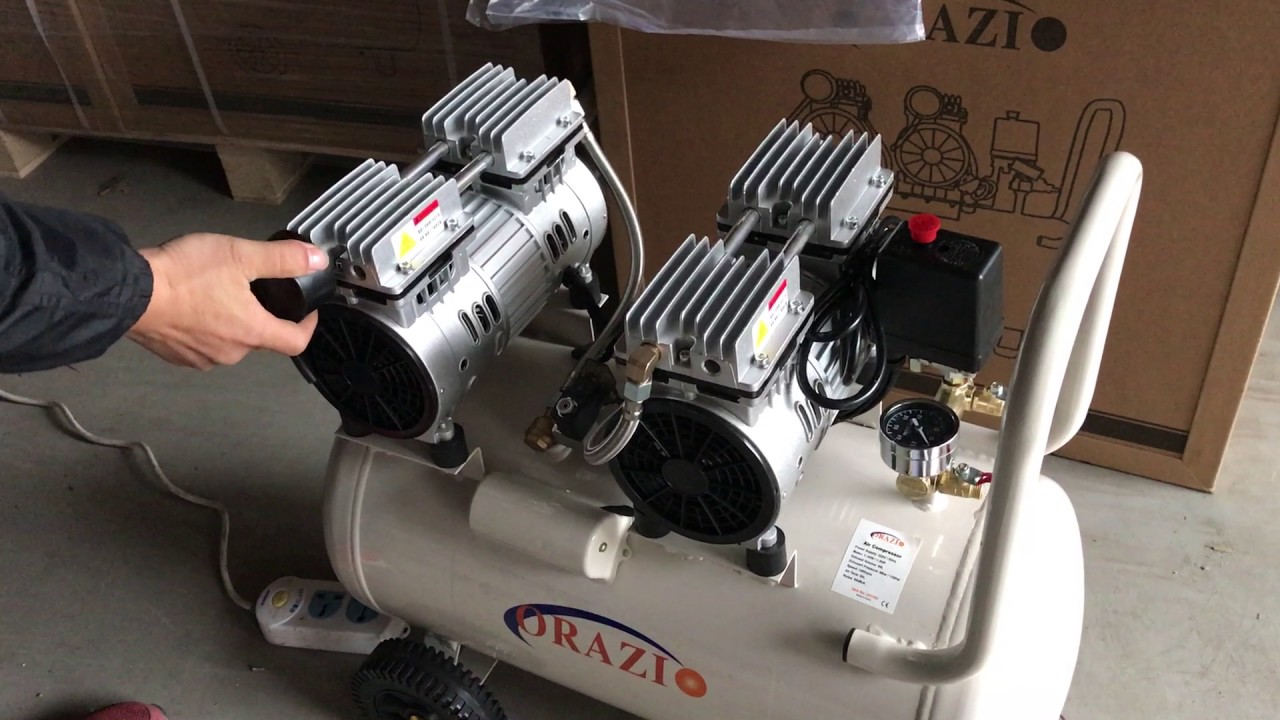 241185 Silent Type Air Compressor 65DB 220V 1600W 50L For Garage Workshop Clinic