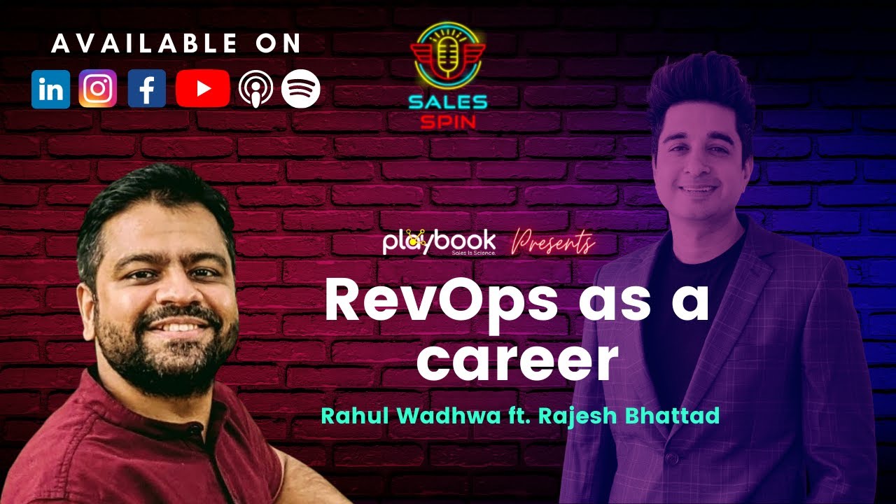 RevOps as a Career | How to grow from SDR to Revenue Operations?- Rajesh Bhattad