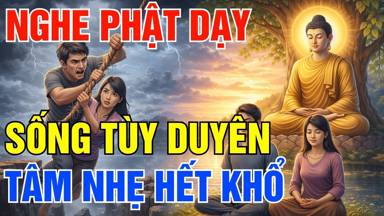 Sống Tùy Duyên Theo Lời Phật Dạy - Buông Đúng Lúc Để Hết Khổ, Tâm Nhẹ Giữa Đời Nhiều Biến Động!