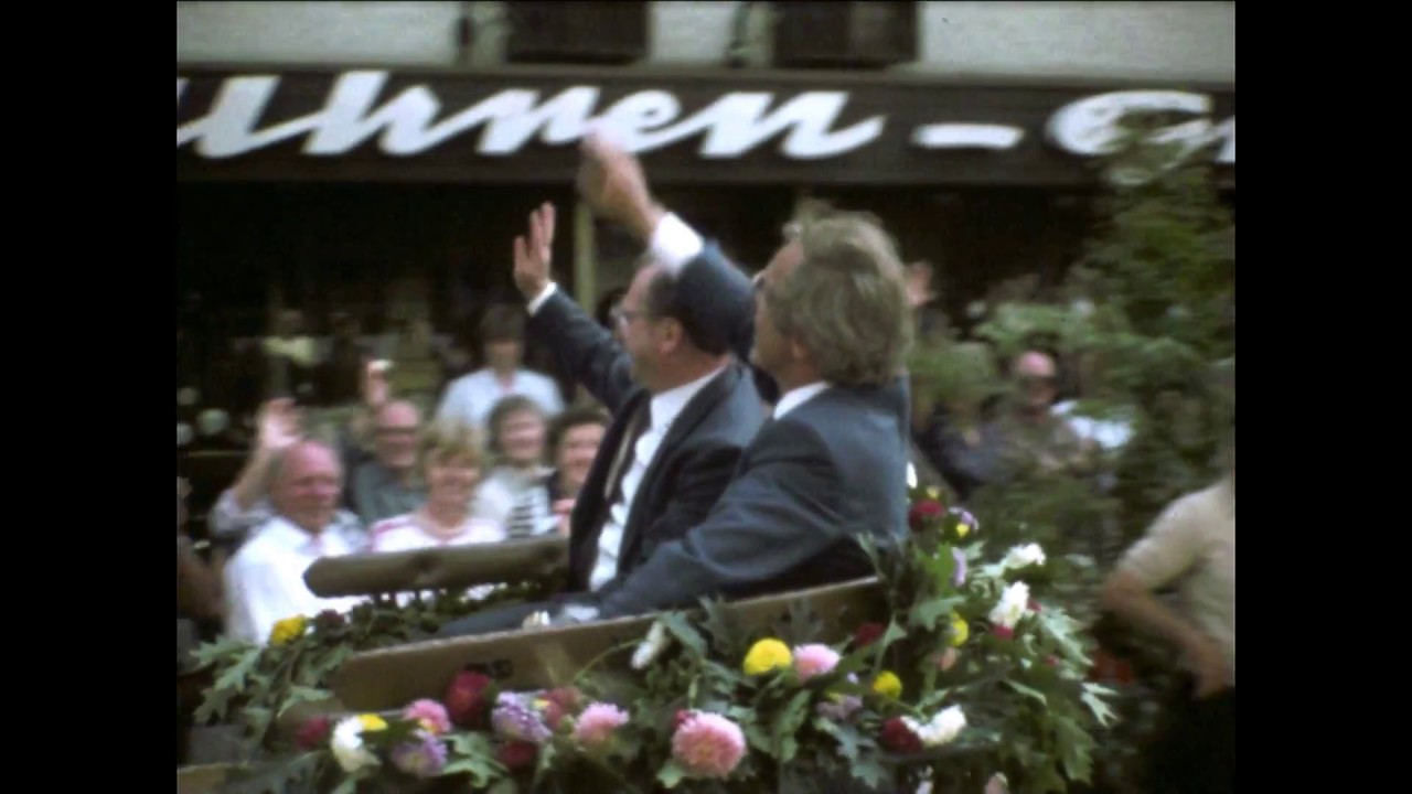 50. Bietigheimer Pferdemarkt 1984 Fahrgeschäfte Festzug