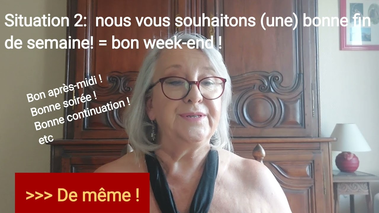 Que dire quand ... ?