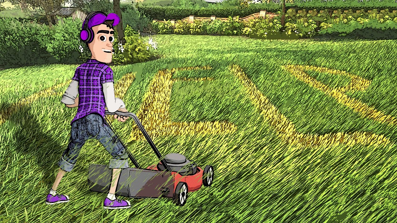 I Was Hired to Mow a MILLIONAIRES Lawn in Lawn Mowing Simulator?!