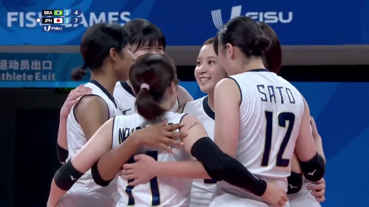 【女子ユニバー代表】ブラジル 戦　第5セット｜ベスト４