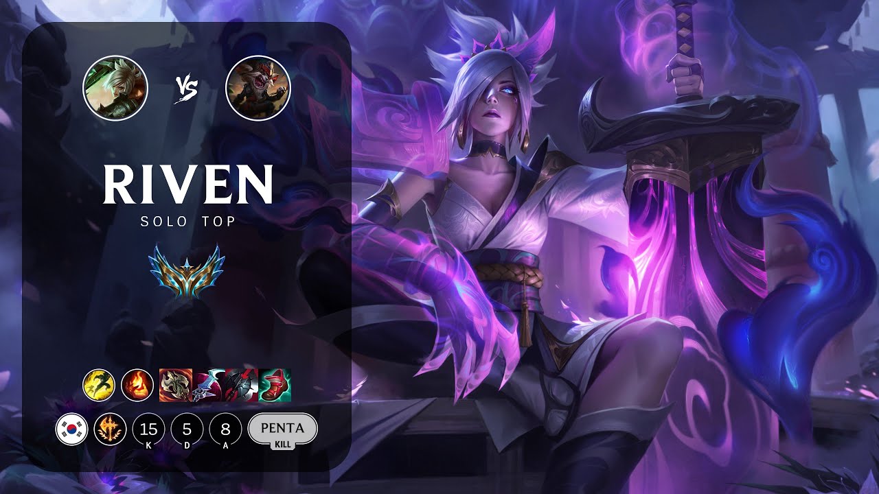 Riven Top vs Kled - KR Challenger Patch 13.17