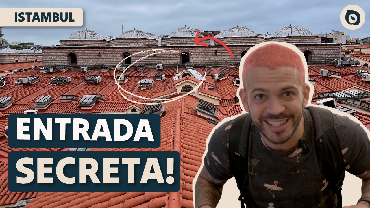 O lugar proibido do Grand Bazaar (o telhado do 007)!
