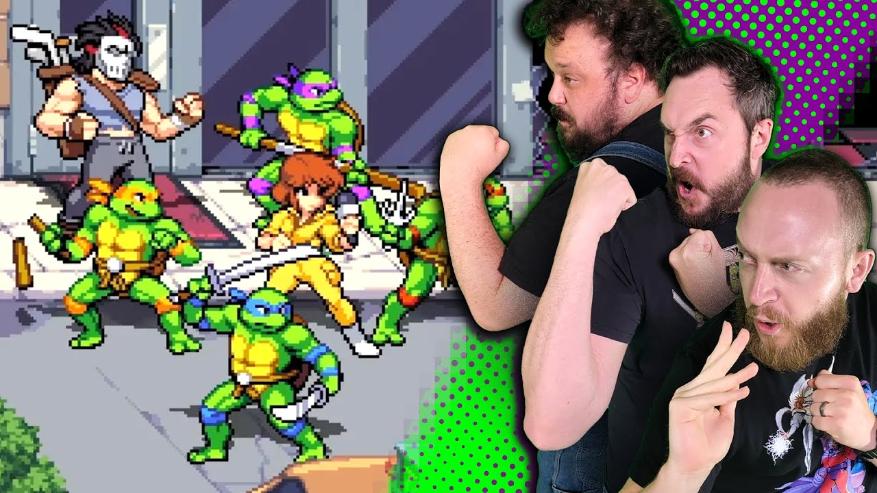 TMNT Shredder's Revenge: Couch CO-OP FULL Playthrough