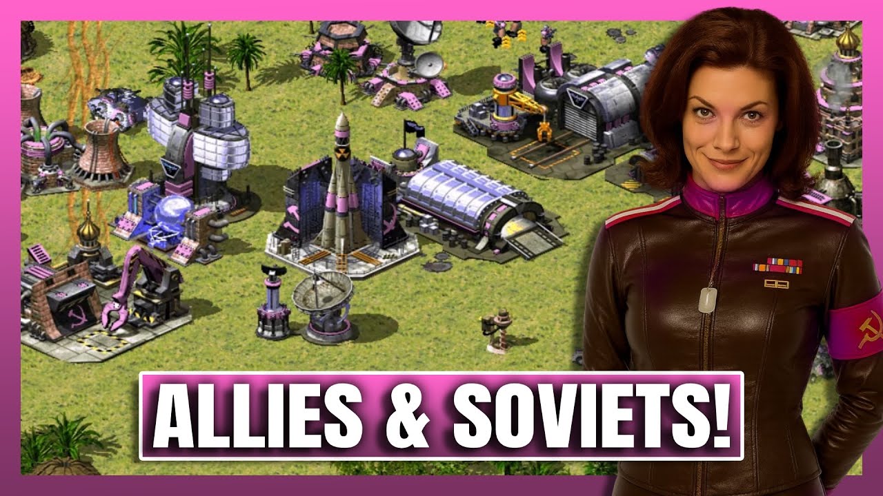 Red Alert 2 | Allies & Soviet Unite | (7 vs 1 + Superweapons)