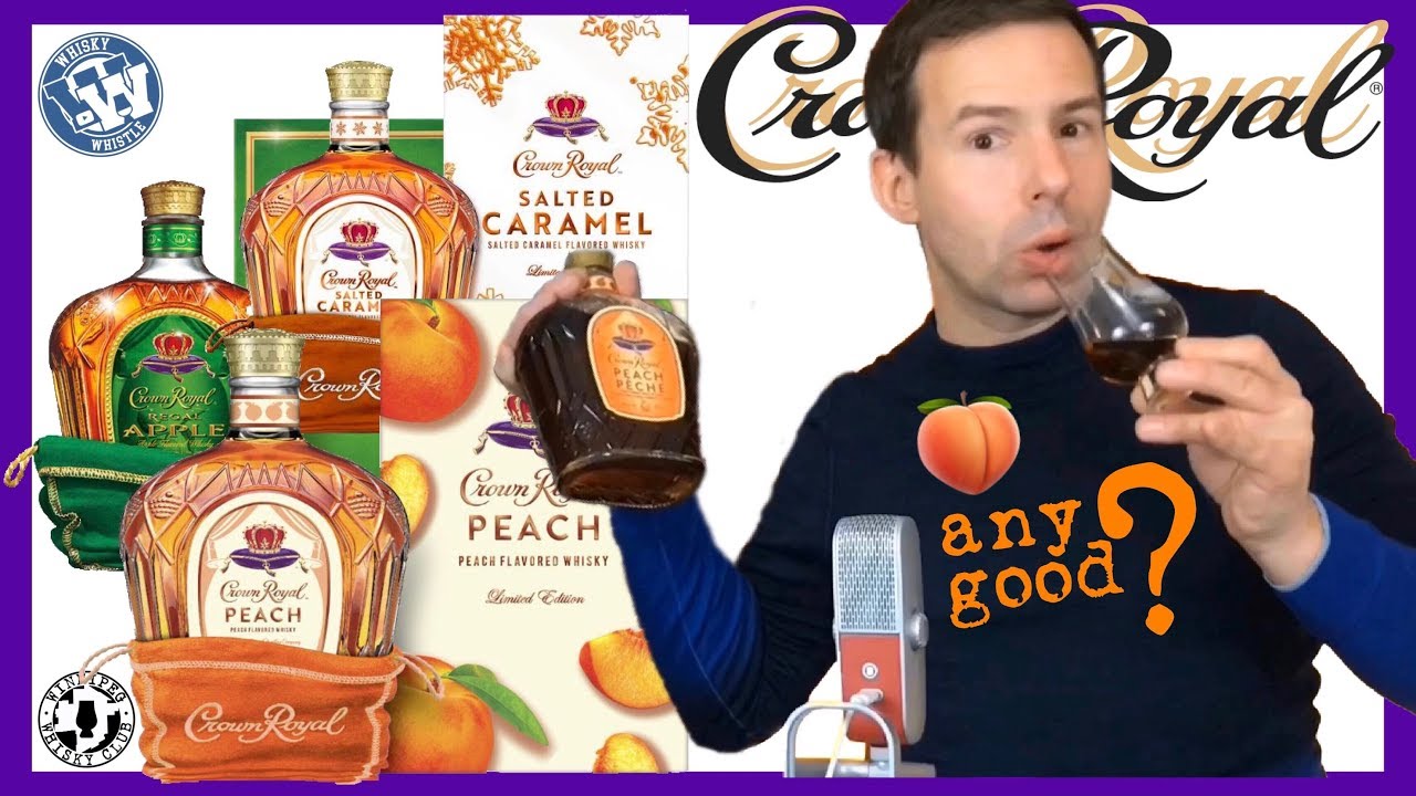Crown Royal Peach, Crown Royal Salted Caramel, Crown Apple, & Cocktails!