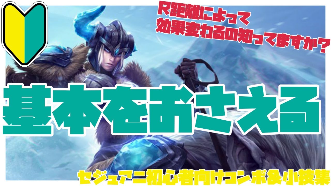 セジュアニ初心者向けコンボ＆小技集【リーグオブレジェンド】