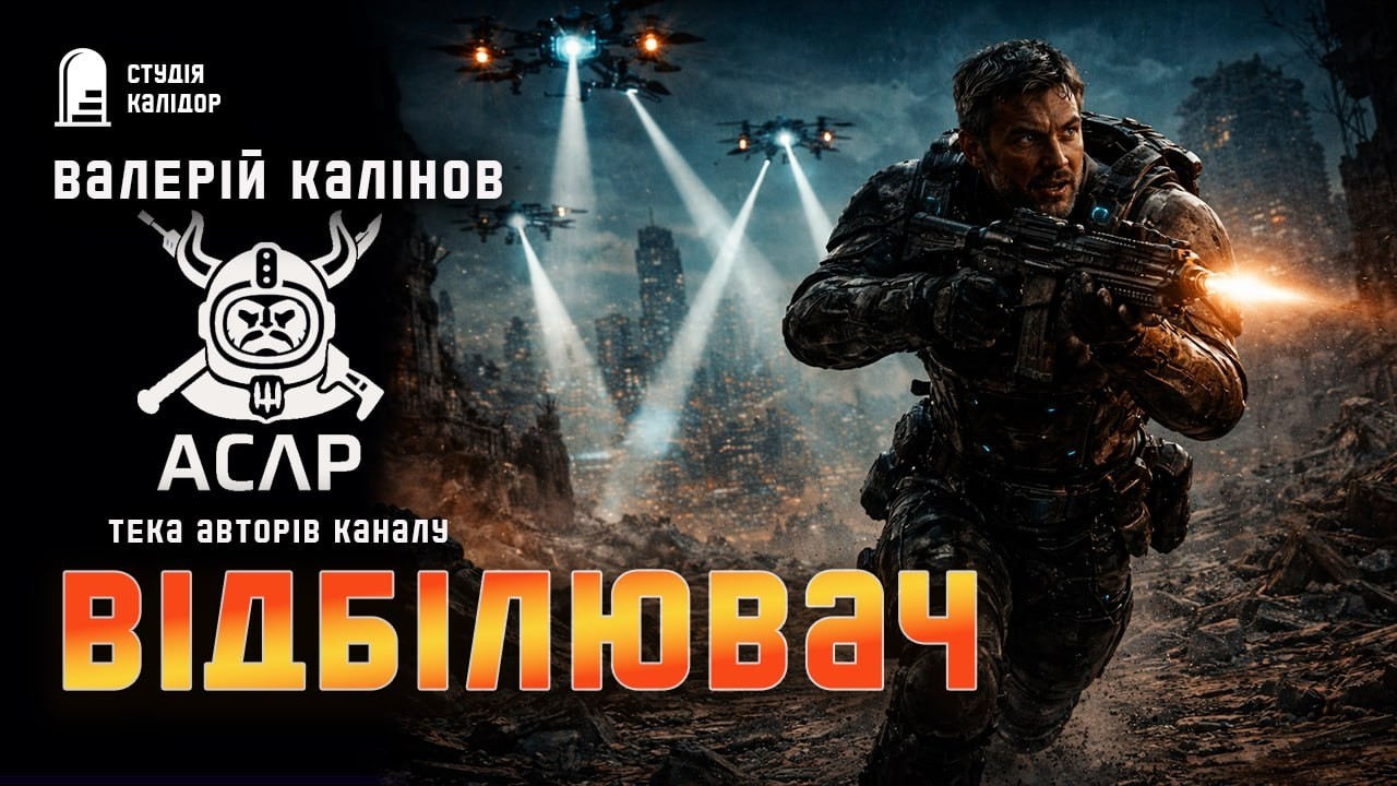 Валерій Калінов ВІДБІЛЮВАЧ #текаавторів #АСЛР #фантастика #війна #антиутопія #робот #кіберпанк