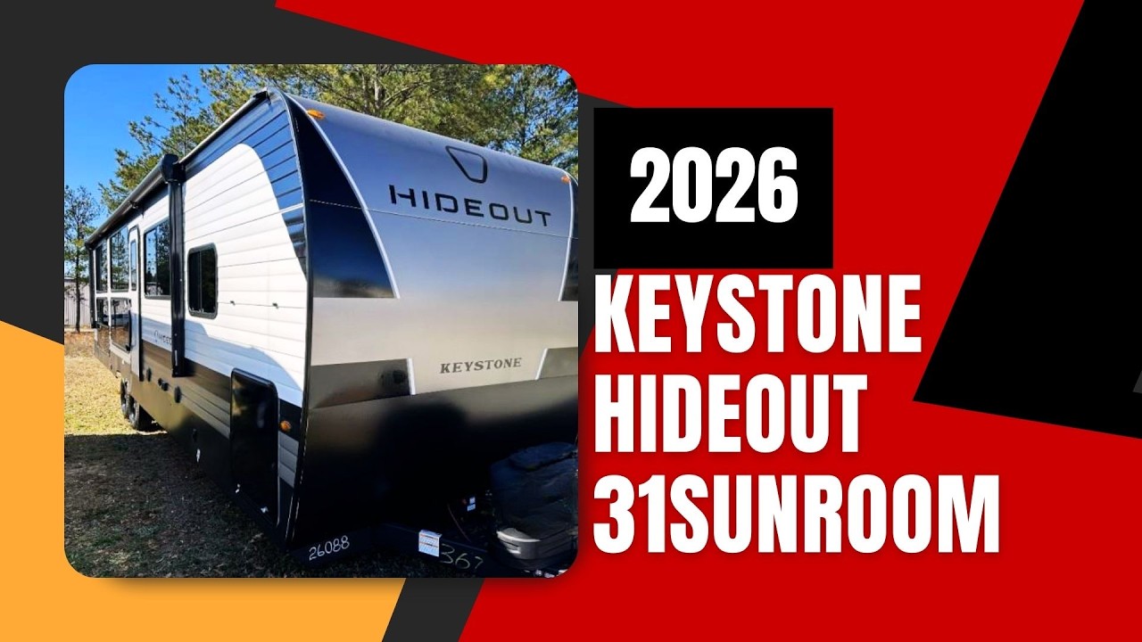 Автодом Keystone RV Hideout 31SUNROOM 2026 года выпуска.