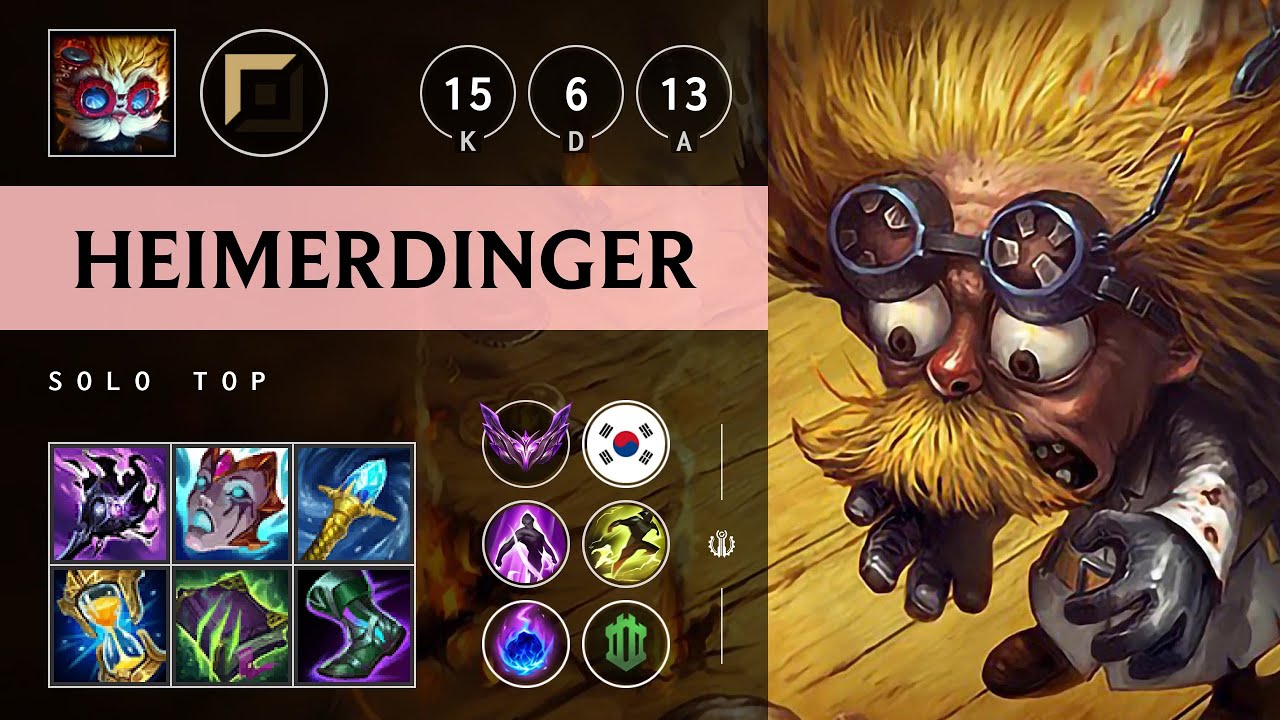 Heimerdinger Top vs Sion - KR Master Patch 25.14