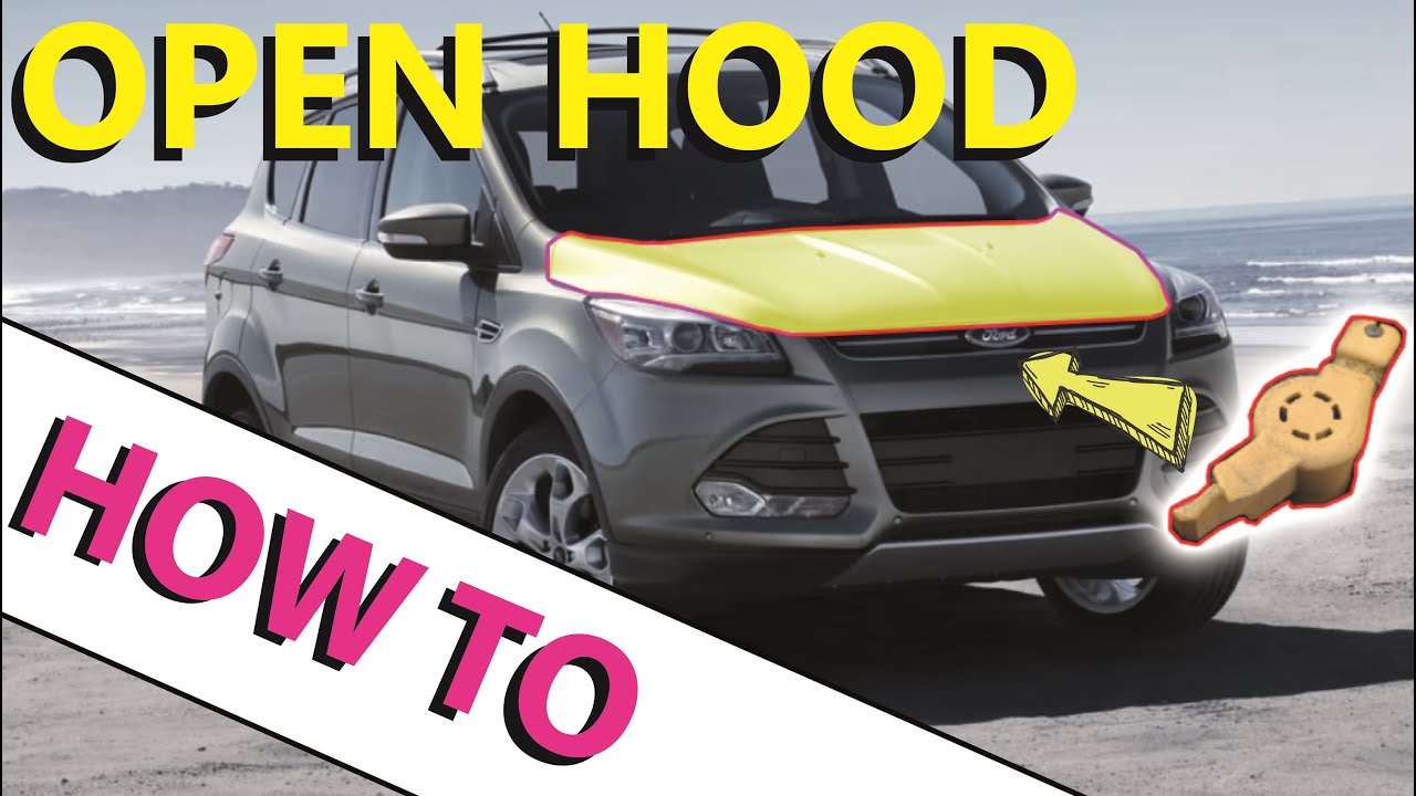How to Open the Hood in a 2013-2019 Ford Escape