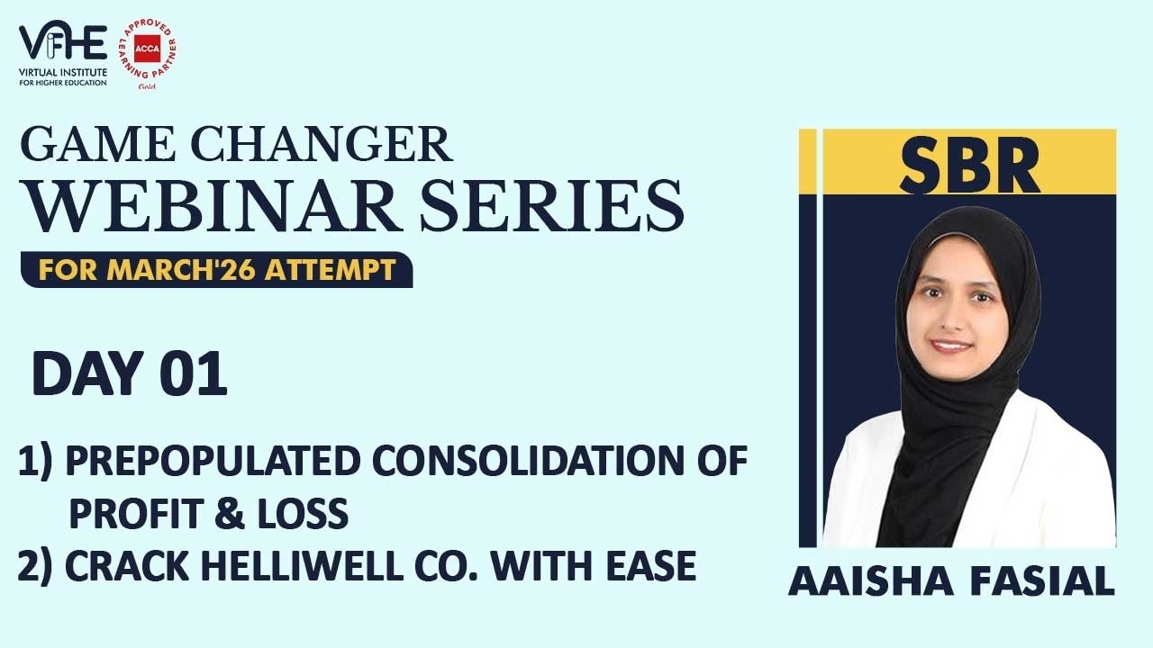 ACCA SBR E | Day 1 | Game Changer Webinar Series For March'26 Attempt