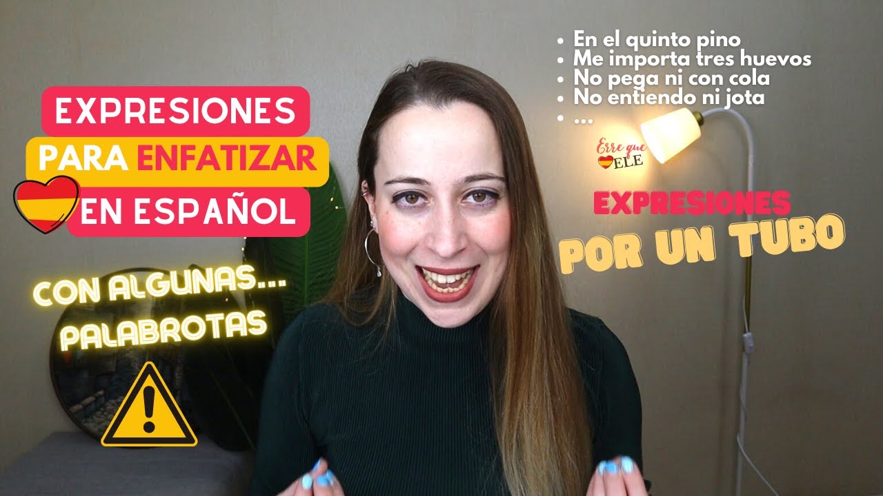 Cómo ENFATIZAR en español | Aprende español coloquial y vulgar de España