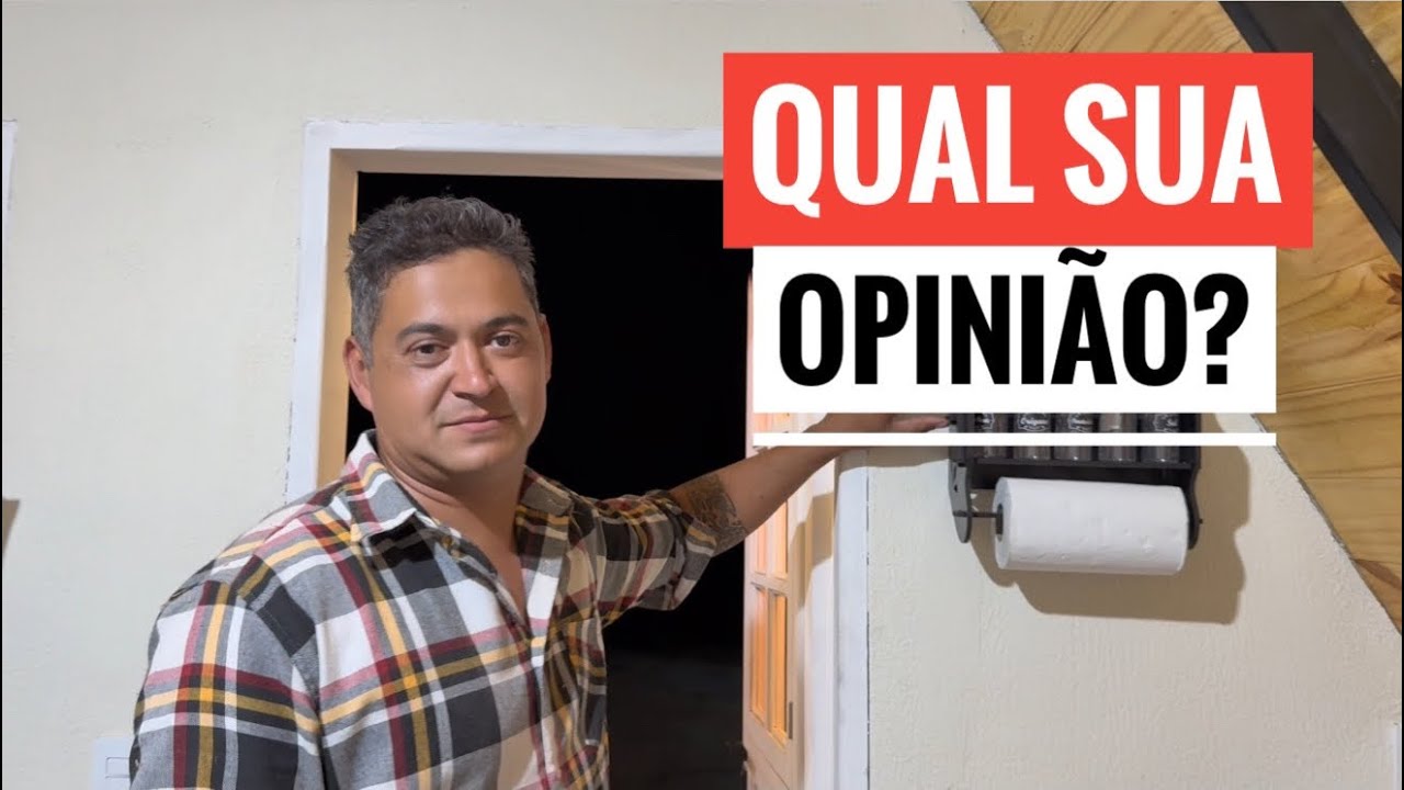 FINALIZAMOS A COZINHA DO CHAL&Eacute;. O RESULTADO NOS SURPREENDEU.