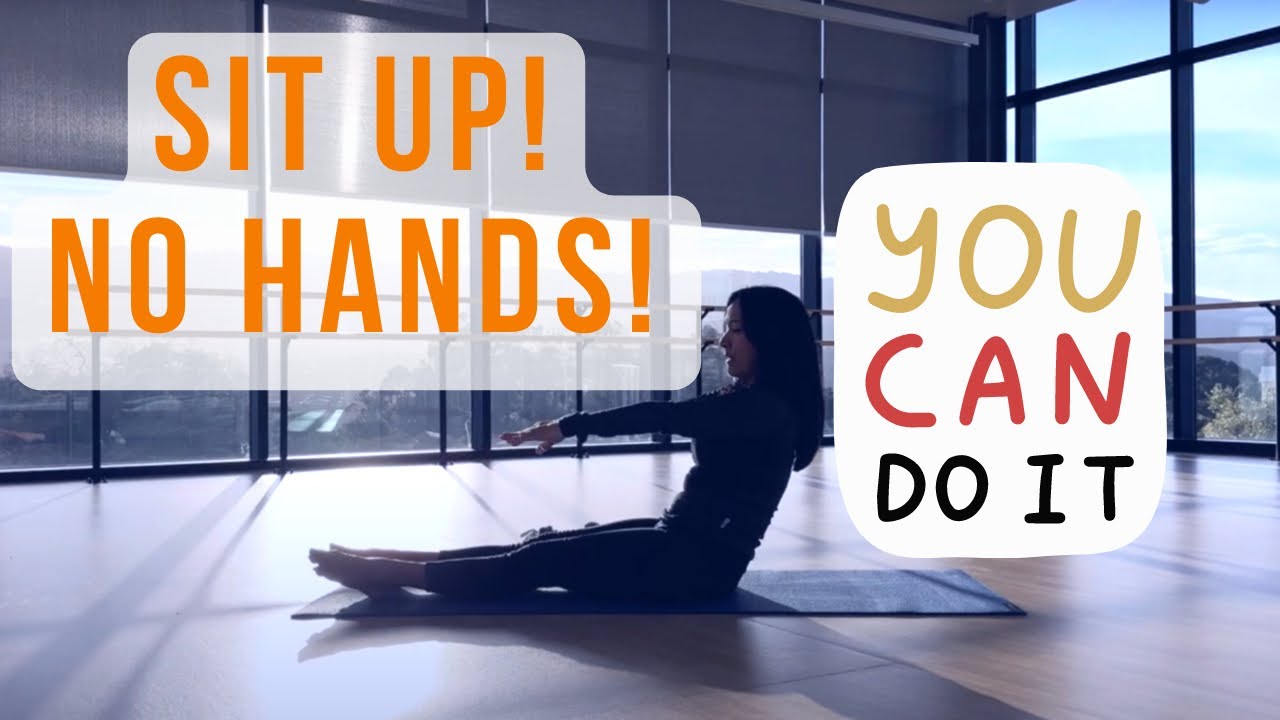 MASTER Sit UP & Lie DOWN No Hands! YOU CAN DO IT!